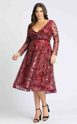 Mac Duggal Fabulouss 67541F Burgundy