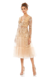 Mac Duggal 67547 Champagne