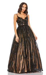 Mac Duggal 67563 Black-Nude