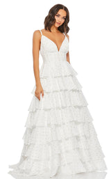 Mac Duggal 67564M Ivory/Gold
