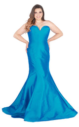 Mac Duggal Fabulouss 67606F Peacock