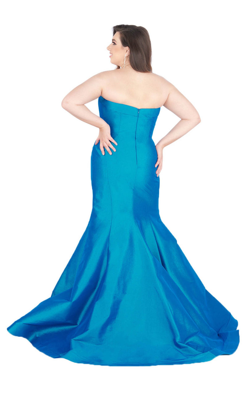 Mac Duggal Fabulouss 67606F Peacock
