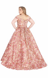 Mac Duggal Fabulouss 67613F Rose Gold