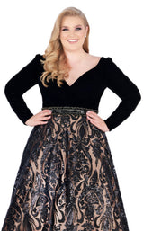 Mac Duggal Fabulouss 67614F Black-Nude