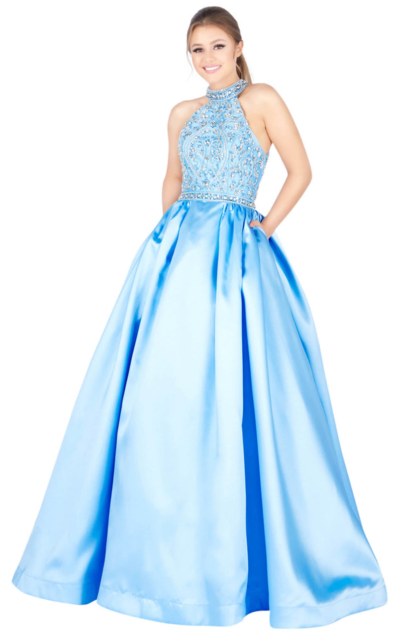 Mac Duggal 67658H French-Blue
