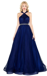 Mac Duggal 67663R Navy