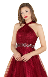 Mac Duggal 67663R Burgundy