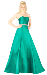 Mac Duggal 67687L Emerald Green