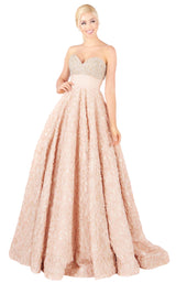 Mac Duggal 67695H Champagne