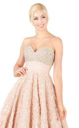 Mac Duggal 67695H Champagne