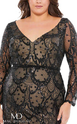 Mac Duggal Fabulouss 67752F Black-Nude