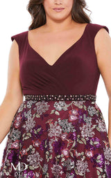Mac Duggal Fabulouss 67764F Burgundy