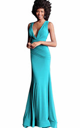 Jovani 67814 Aqua