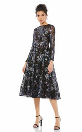 Mac Duggal 67851 Black Multi