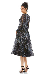Mac Duggal 67851 Black Multi