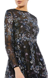 Mac Duggal 67851 Black Multi