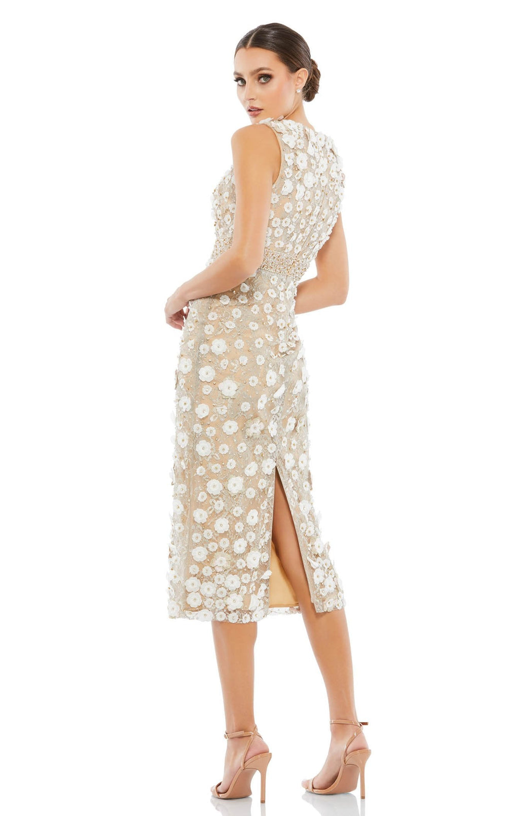 Mac Duggal 67853 Ivory/Nude
