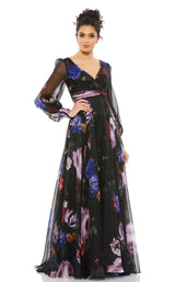 Mac Duggal 67872 Black Multi