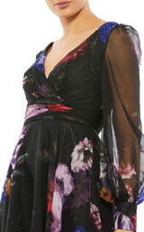 Mac Duggal 67872 Black Multi