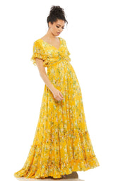 Mac Duggal 67933 Yellow Multi