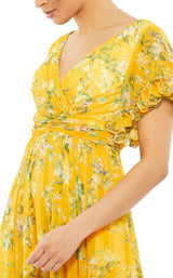 Mac Duggal 67933 Yellow Multi