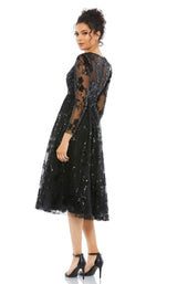 Mac Duggal 67951 Black/Lavender