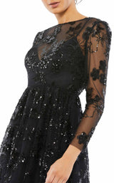 Mac Duggal 67951 Black/Lavender