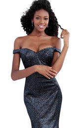Jovani 67962 Black/Blue