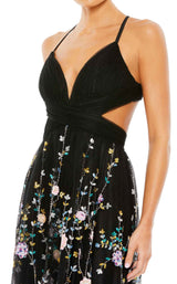 Mac Duggal 67976 Black Multi