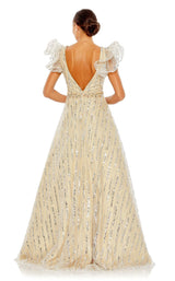 Mac Duggal 67980 Nude/Silver