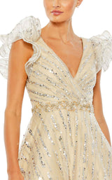 Mac Duggal 67980 Nude/Silver
