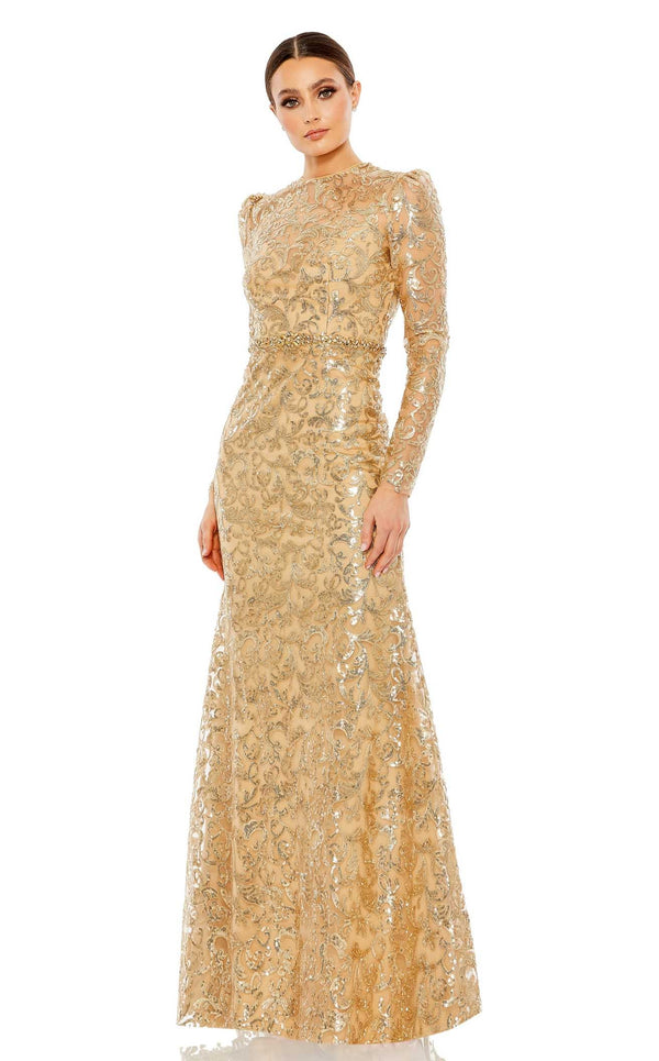 Mac Duggal 68011 Gold