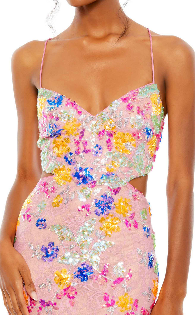 Mac Duggal 68067 Pink Multi