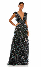 Mac Duggal 68090 Black Multi