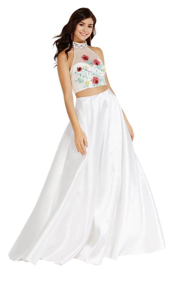 Alyce 6814 Diamond White Multi