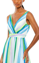 Mac Duggal 68151 Blue Multi