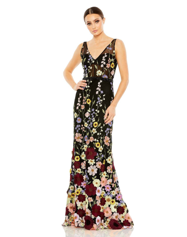 Mac Duggal 68200 Black Multi