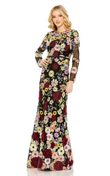 Mac Duggal 68201 Black Multi
