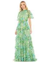 Mac Duggal 68216 Green Multi