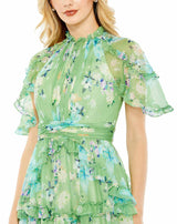 Mac Duggal 68216 Green Multi