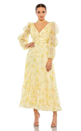 Mac Duggal 68246 Yellow Multi