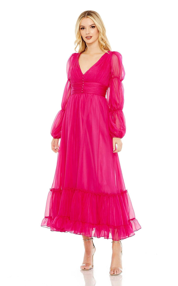 Mac Duggal 68254 Dress Hot-Pink