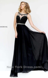 Sherri Hill 11320 Black/Silver
