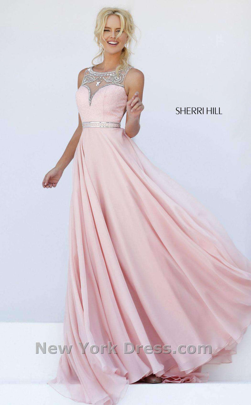 Sherri Hill 11320 Blush/Silver