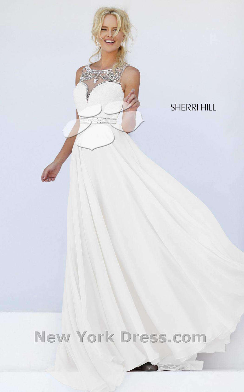 Sherri Hill 11320 Ivory/Silver