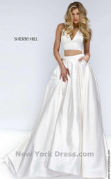 Sherri Hill 50053 Ivory