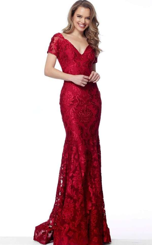 Jovani 68446BG Burgundy