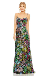 Mac Duggal 68510 Black Multi