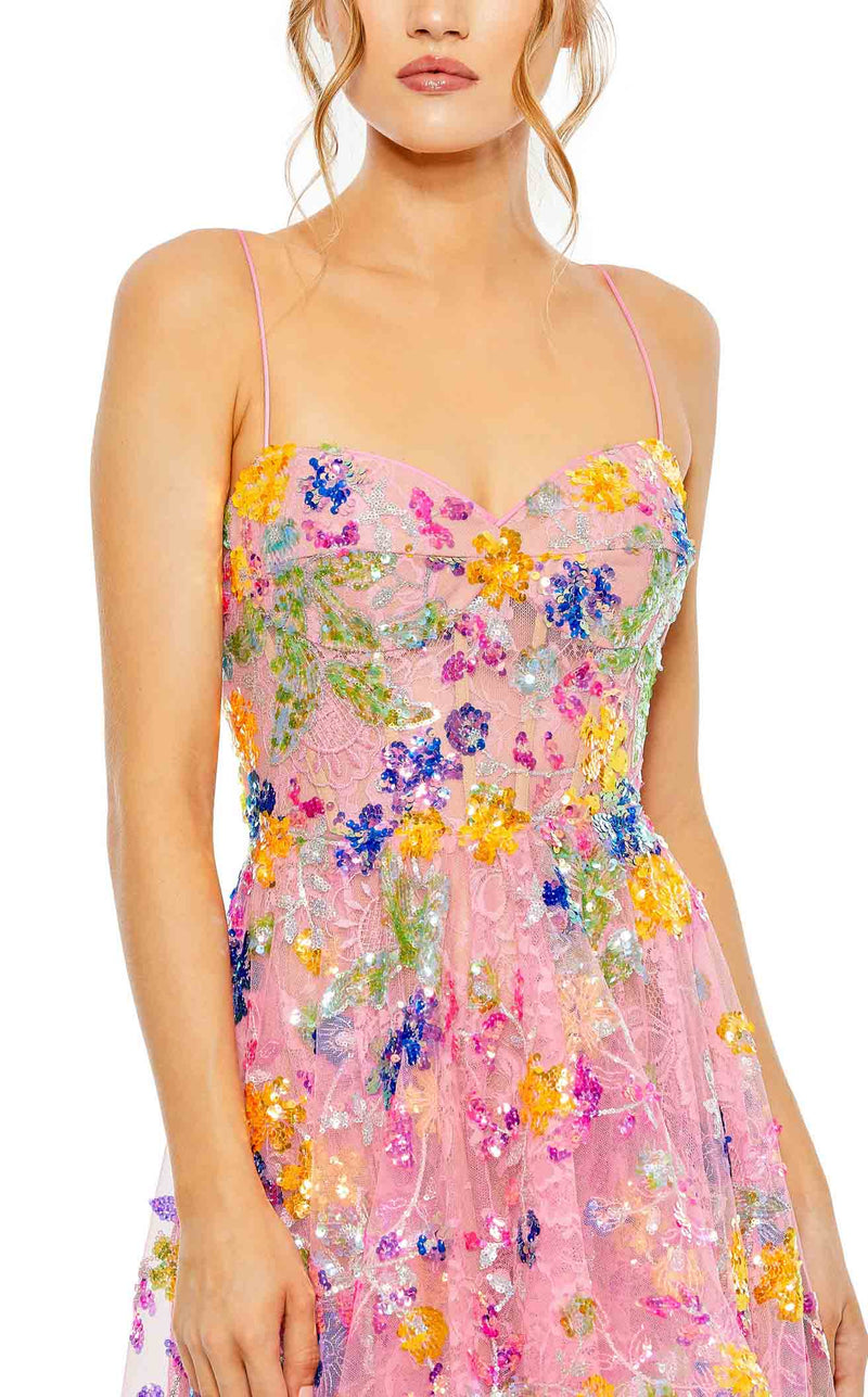 Mac Duggal 68516 Pink Multi