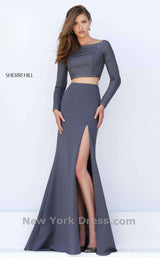 Sherri Hill 50209 Gun Metal